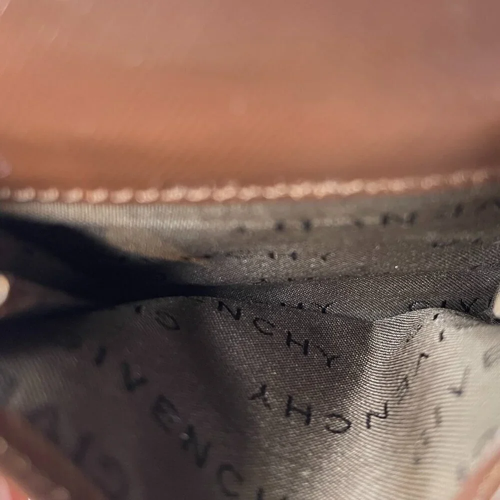 Givenchy Brown Leather Bifold Wallet with ID Pocket - Preowned